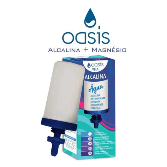 Caixa com 2 unid. - Vela Alcalina com Magnésio - Oasis